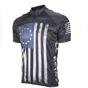 World Jersey OLD BETSY FLAG MEN'S CYCLING JERSEY SIZE L NEW